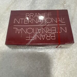 Vintage Braniff International Airlines Playing Cards Sealed Full Deck‎